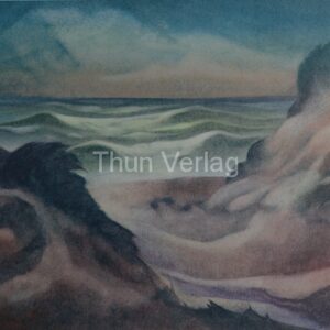 14) Abendstimmung am Meer Aquarell 1963 (Wieczór nad morzem, akwarela, 1963)