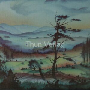 16) Hessische Landschaft Aquarell 1946 (Pejzaż z Hesji, akwarela1946 )