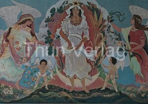 25) Die Göttin Demeter Wandmalerei 1975 ( Bogini Demeter, malowidło ścienne, 1975 )